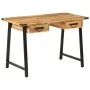 Desk with drawers solid mango wood and iron 105x55x70cm by , Office chairs - Ref: Foro24-372733, Price: 222,16 €, Discount: %