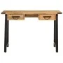 Desk with drawers solid mango wood and iron 105x55x70cm by , Office chairs - Ref: Foro24-372733, Price: 222,16 €, Discount: %