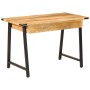 Desk with drawers solid mango wood and iron 105x55x70cm by , Office chairs - Ref: Foro24-372733, Price: 224,38 €, Discount: %