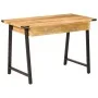 Desk with drawers solid mango wood and iron 105x55x70cm by , Office chairs - Ref: Foro24-372733, Price: 222,16 €, Discount: %