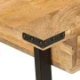Desk with drawers solid mango wood and iron 105x55x70cm by , Office chairs - Ref: Foro24-372733, Price: 222,16 €, Discount: %