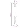 Garderobe aus schwarz pulverbeschichtetem Eisen, 176 cm von , Hut- und Garderobenständer - Ref: Foro24-377083, Preis: 31,84 €...