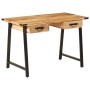 Desk with drawers solid mango wood and iron 105x55x70cm by , Office chairs - Ref: Foro24-372733, Price: 224,38 €, Discount: %