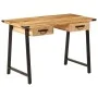 Desk with drawers solid mango wood and iron 105x55x70cm by , Office chairs - Ref: Foro24-372733, Price: 222,16 €, Discount: %
