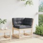 Eckgartensofa mit Kiefernholzkissen 73x73x78 cm von , Outdoor-Sofas - Ref: Foro24-844684, Preis: 86,24 €, Rabatt: %