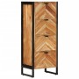 Solid acacia wood and iron bathroom furniture 40x30x100 cm by , Bathroom furniture - Ref: Foro24-372746, Price: 275,20 €, Dis...
