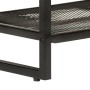 Banco zapatero de madera maciza de acacia y hierro 110x35x45 cm de , Zapateros y organizadores de calzado - Ref: Foro24-37274...