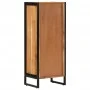 Mueble de baño madera maciza de acacia y hierro 40x30x100 cm de , Muebles de baño - Ref: Foro24-372746, Precio: 269,49 €, Des...