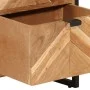 Mueble de baño madera maciza de acacia y hierro 40x30x100 cm de , Muebles de baño - Ref: Foro24-372746, Precio: 269,49 €, Des...