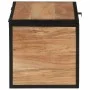 Aufbewahrungsbox aus massivem Akazienholz und Eisen, 60 x 30 x 30 cm von , Organisation und Aufbewahrung - Ref: Foro24-372752...