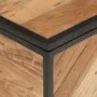 Aufbewahrungsbox aus massivem Akazienholz und Eisen, 60 x 30 x 30 cm von , Organisation und Aufbewahrung - Ref: Foro24-372752...