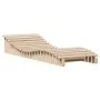 Liege aus massivem Kiefernholz, 205 x 70 x 31,5 cm von , Liegen - Ref: Foro24-832580, Preis: 94,79 €, Rabatt: %