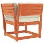Sofá esquinero jardín y cojines madera pino marrón 73x73x78 cm de , Sofás de exterior - Ref: Foro24-844686, Precio: 100,84 €,...