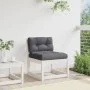 Gartensofa mit massiven Kissen aus weißem Kiefernholz von , Outdoor-Sofas - Ref: Foro24-844690, Preis: 82,24 €, Rabatt: %