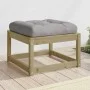 Garden stool with pine impregnated wood cushions by , Outdoor sofas - Ref: Foro24-844703, Price: 55,82 €, Discount: %