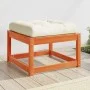 Taburete de jardín con cojines madera maciza pino marrón cera de , Sofás de exterior - Ref: Foro24-844701, Precio: 61,07 €, D...