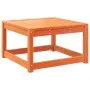Taburete de jardín con cojines madera maciza pino marrón cera de , Sofás de exterior - Ref: Foro24-844701, Precio: 61,07 €, D...