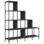 Regal aus Holzwerkstoff und schwarzem Metall, 122 x 30 x 132 cm von , Bücherregale und Regale - Ref: Foro24-845441, Preis: 91...