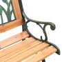 Gartenbank aus massivem Tannenholz und Stahl 116 cm von , Gartenbänke - Ref: Foro24-366535, Preis: 86,38 €, Rabatt: %