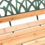 Gartenbank aus massivem Tannenholz und Stahl 116 cm von , Gartenbänke - Ref: Foro24-366535, Preis: 86,38 €, Rabatt: %
