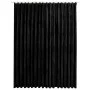 Cortina opaca con ganchos terciopelo negro 290x245 cm de vidaXL, Cortinas y visillos - Ref: Foro24-134495, Precio: 69,49 €, D...