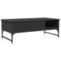 Mesa de centro de madera ingeniería y metal negro 100x50x35 cm de , Mesas de centro - Ref: Foro24-845391, Precio: 77,28 €