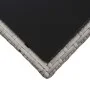 Mesa de centro de ratán sintético y vidrio gris 45x45x40 cm de vidaXL, Mesas de jardín - Ref: Foro24-46068, Precio: 59,83 €, ...