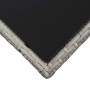 Synthetic rattan and gray glass coffee table 45x45x40 cm by vidaXL, Garden tables - Ref: Foro24-46068, Price: 62,28 €, Discou...