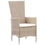 7-piece garden dining set with beige synthetic rattan cushions by vidaXL, Garden sets - Ref: Foro24-46040, Price: 659,56 €, D...