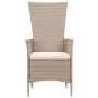 7-piece garden dining set with beige synthetic rattan cushions by vidaXL, Garden sets - Ref: Foro24-46040, Price: 659,56 €, D...