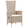 7-piece garden dining set with beige synthetic rattan cushions by vidaXL, Garden sets - Ref: Foro24-46040, Price: 659,56 €, D...