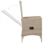7-piece garden dining set with beige synthetic rattan cushions by vidaXL, Garden sets - Ref: Foro24-46040, Price: 659,56 €, D...