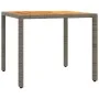 Set comedor de jardín 5 piezas con cojines ratán sintético gris de , Conjuntos de jardín - Ref: Foro24-3211873, Precio: 535,5...