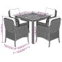 5-piece garden dining set with gray synthetic rattan cushions by , Garden sets - Ref: Foro24-3211873, Price: 536,55 €, Discou...