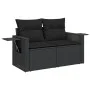 6-teiliges Gartensofa-Set und schwarze synthetische Rattankissen von , Gartensets - Ref: Foro24-3220454, Preis: 401,89 €, Rab...