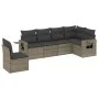 Set de muebles de jardín 6 pzas y cojines ratán sintético gris de , Conjuntos de jardín - Ref: Foro24-3220229, Precio: 375,14...