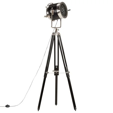 Floor lamp with tripod solid black mango wood 171 cm by vidaXL, Lamps - Ref: Foro24-286105, Price: 201,07 €, Discount: %