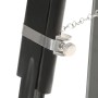 Floor lamp with tripod solid black mango wood 171 cm by vidaXL, Lamps - Ref: Foro24-286105, Price: 210,49 €, Discount: %