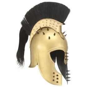 Griechischer Kriegerhelm, Nachbildung einer lebendigen Rolle aus Stahl und Messing von vidaXL, Sammelwaffen - Ref: Foro24-286...