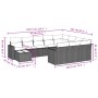 11-teiliges Gartensofa-Set mit beigen synthetischen Rattankissen von , Gartensets - Ref: Foro24-3219519, Preis: 684,74 €, Rab...