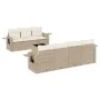 Garden sofa set with beige cushions 8 pcs PE rattan by , Garden sets - Ref: Foro24-3219927, Price: 572,16 €, Discount: %