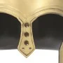 Griechischer Kriegerhelm, Nachbildung einer lebendigen Rolle aus Stahl und Messing von vidaXL, Sammelwaffen - Ref: Foro24-286...