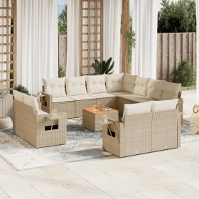 12-piece garden sofa set and brown synthetic rattan cushions by , Modular outdoor sofas - Ref: Foro24-3224826, Price: 887,97 ...