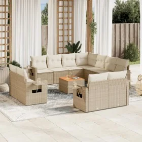12-piece garden sofa set and brown synthetic rattan cushions by , Modular outdoor sofas - Ref: Foro24-3224826, Price: 941,86 ...