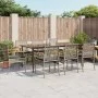 Garden dining set 9 pieces and gray synthetic rattan cushions by , Garden sets - Ref: Foro24-3213616, Price: 681,52 €, Discou...
