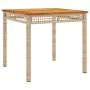 Set comedor de jardín 3 pzas con cojines ratán sintético beige de , Conjuntos de jardín - Ref: Foro24-3213578, Precio: 254,43...