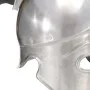 Replica of a Greek warrior helmet for live-action role-playing, made of silver-plated steel. by vidaXL, Collectible weapons -...
