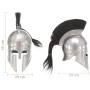 Replik Griechischer Krieger Helm Live Rolle Stahl plattiert von vidaXL, Sammelwaffen - Ref: Foro24-286120, Preis: 82,98 €, Ra...