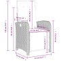 5-piece garden dining set with gray synthetic rattan cushions by , Garden sets - Ref: Foro24-3277340, Price: 593,30 €, Discou...
