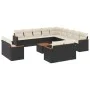 14-piece garden sofa set with black synthetic rattan cushions by , Garden sets - Ref: Foro24-3226532, Price: 852,13 €, Discou...